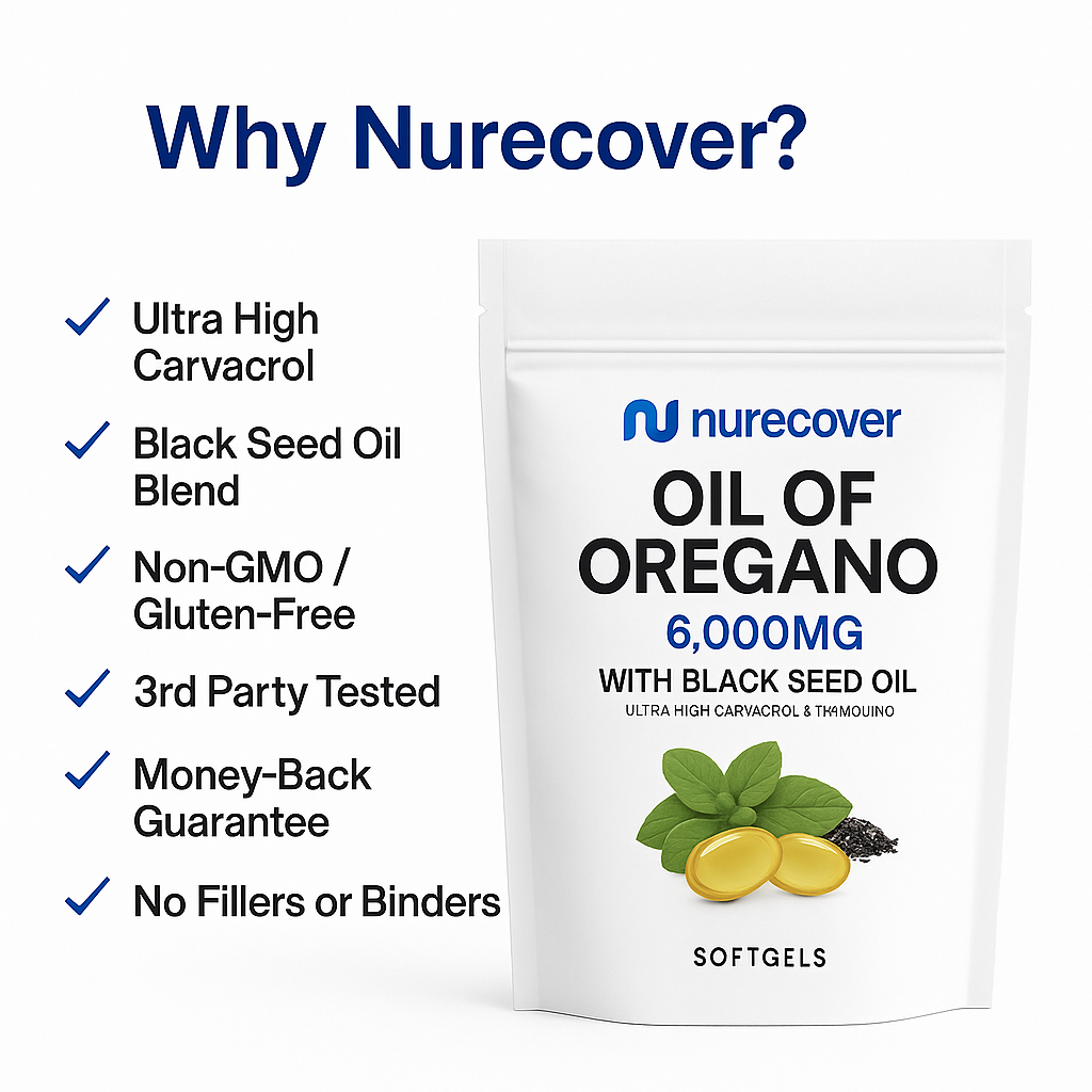 Nurecover® Oreganoöl Weichkapseln