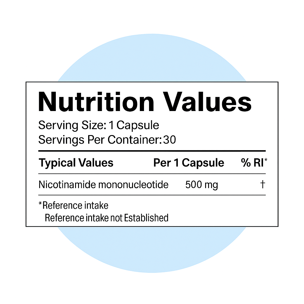 Nurecover® Reines NMN 500g Kapseln