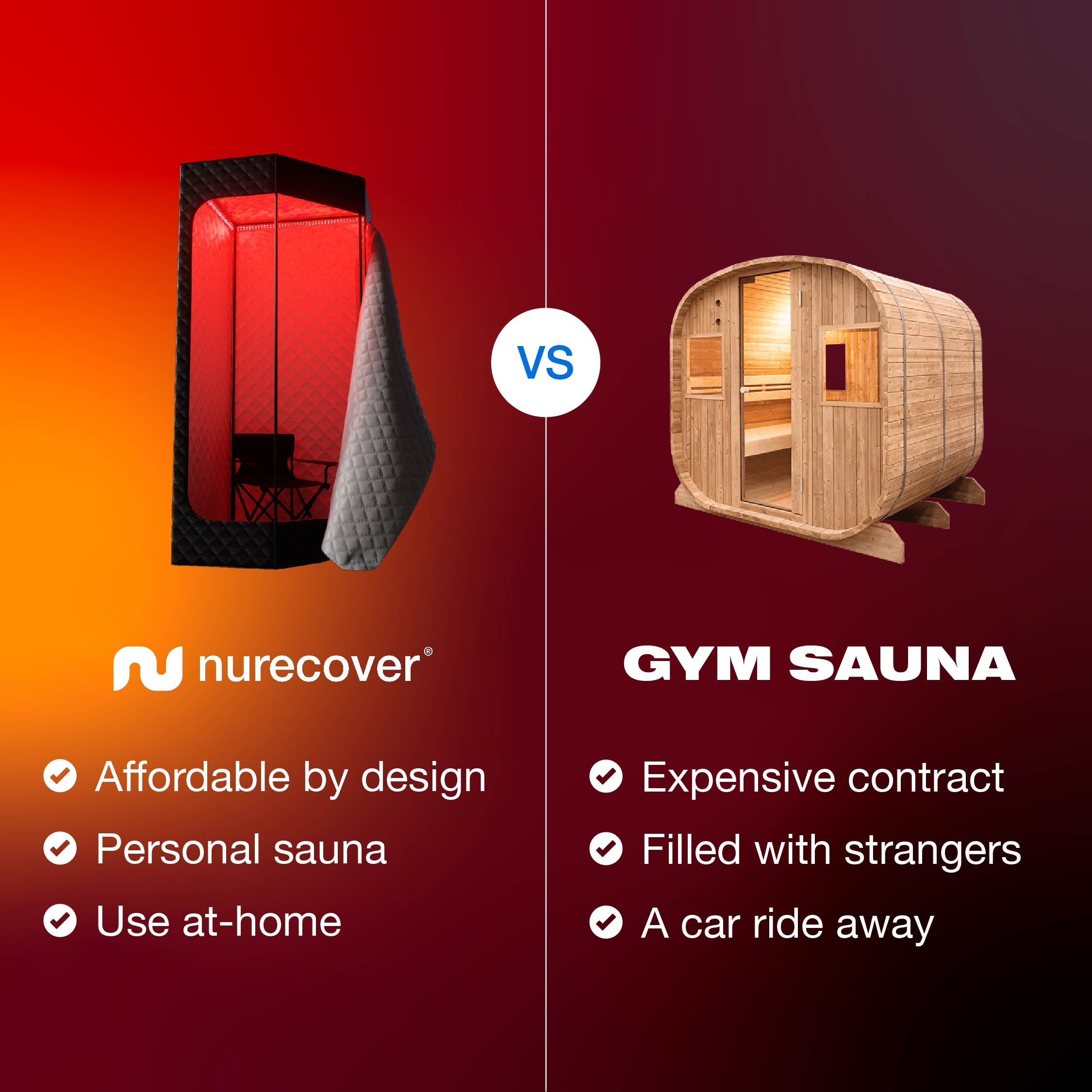 nurecover Tropic® Heimsauna + Eisbad